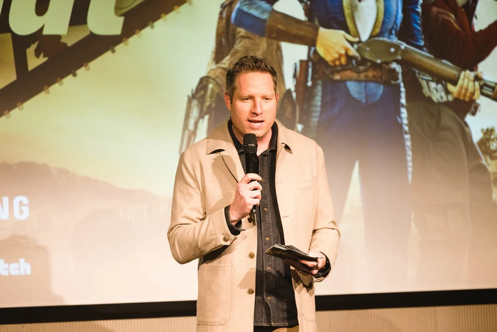 Kevin Beatty presenting Fallout